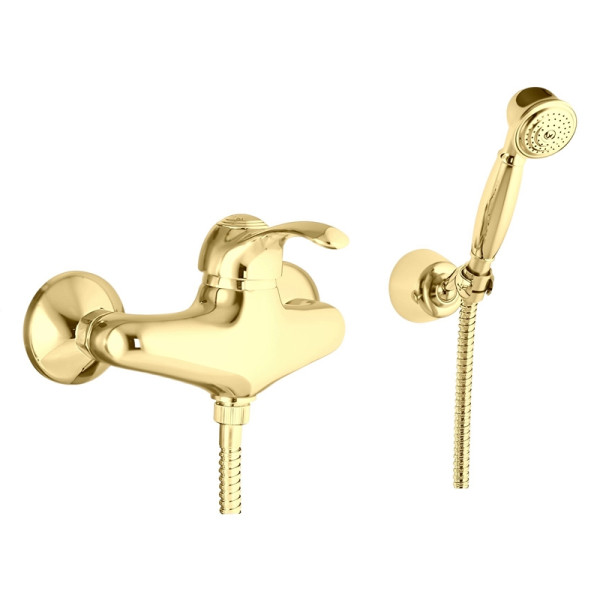 Смеситель для душа Webert Aurora AU870101010, золото. Фото 1