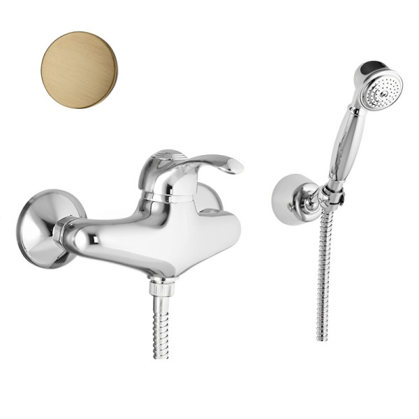 Смеситель для душа Webert Aurora AU870101065, бронза. Фото 1