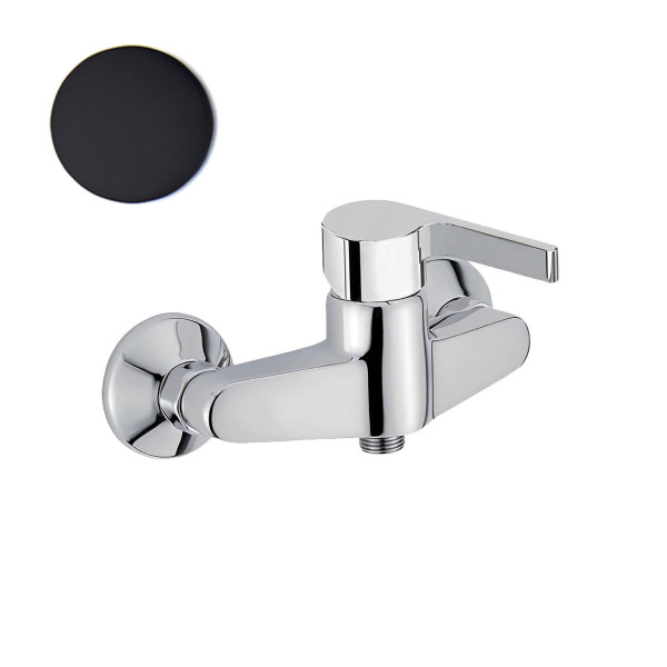 Смеситель для душа Webert DoReMi DR870102560, черный. Фото 1