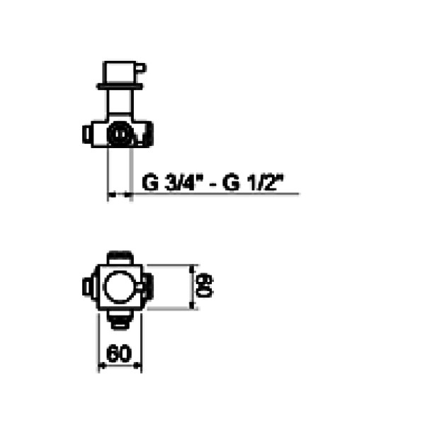 Смеситель для душа Webert Elio EL690102015. Фото 2