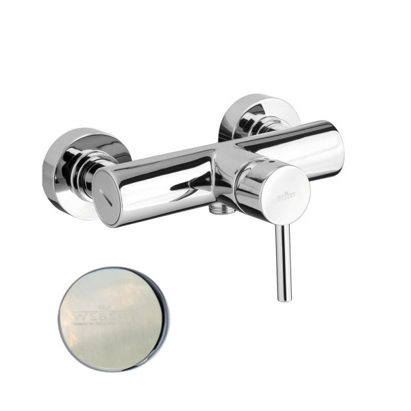 Смеситель для душа Webert Elio EL870102345, никель. Фото 1