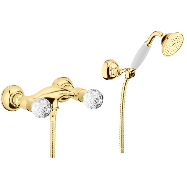 Смеситель для душа Webert Karenina KA760101010, золото. Фото 1