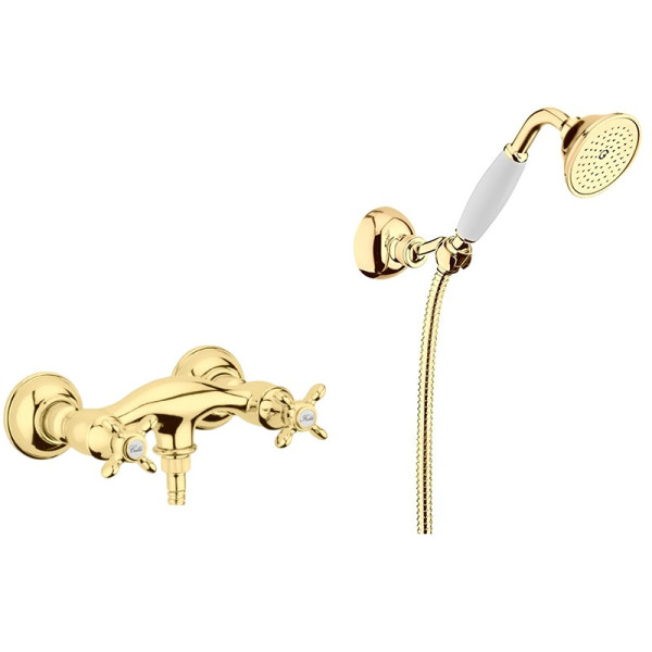 Смеситель для душа Webert Ottocento OT760101010, золото. Фото 1