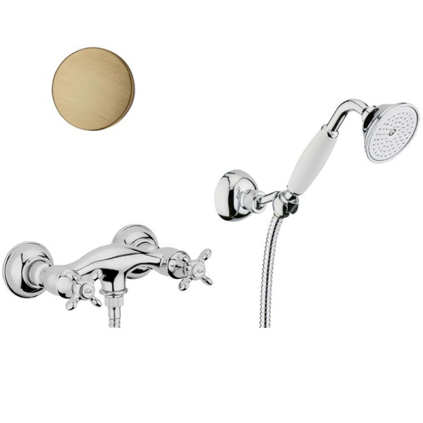 Смеситель для душа Webert Ottocento OT760101065, бронза. Фото 1