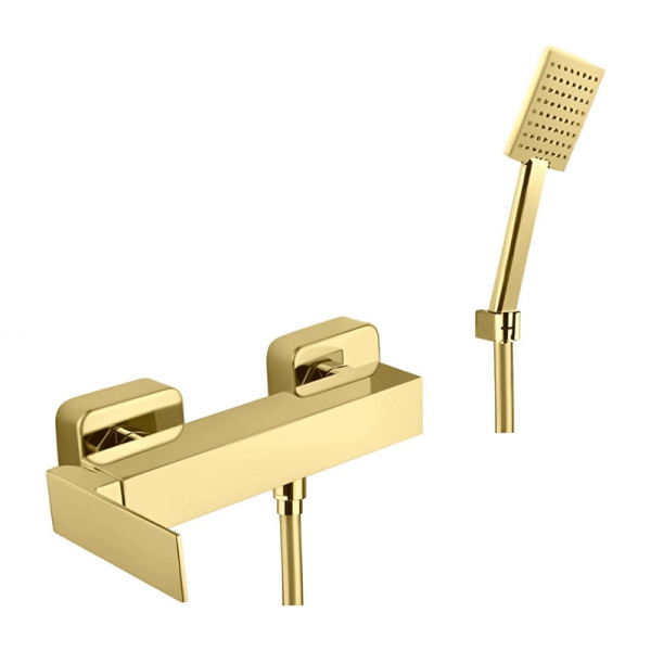 Смеситель для душа Webert Pegaso PE870101010, золото. Фото 1