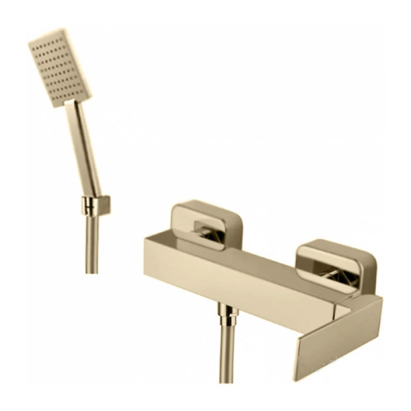 Смеситель для душа Webert Pegaso PE870101794, матовое золото. Фото 1