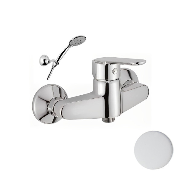 Смеситель для душа Webert Sax Evolution SE870101740, белый. Фото 1