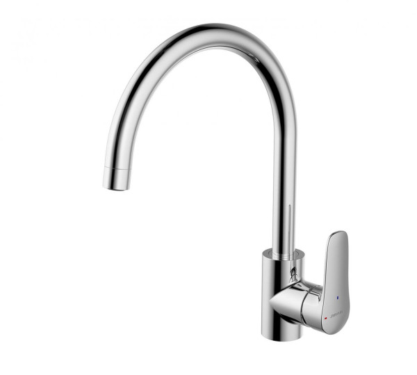 Смеситель для кухни Bravat SOURCE F7173218CP-ENG, хром. Фото 1