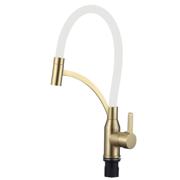 Смеситель для кухни Fmark FS8244C-02, матовое золото. Фото 1