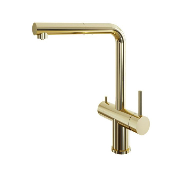 Смеситель для кухни Grandex Aqua Handy-P 9020961, золото. Фото 1