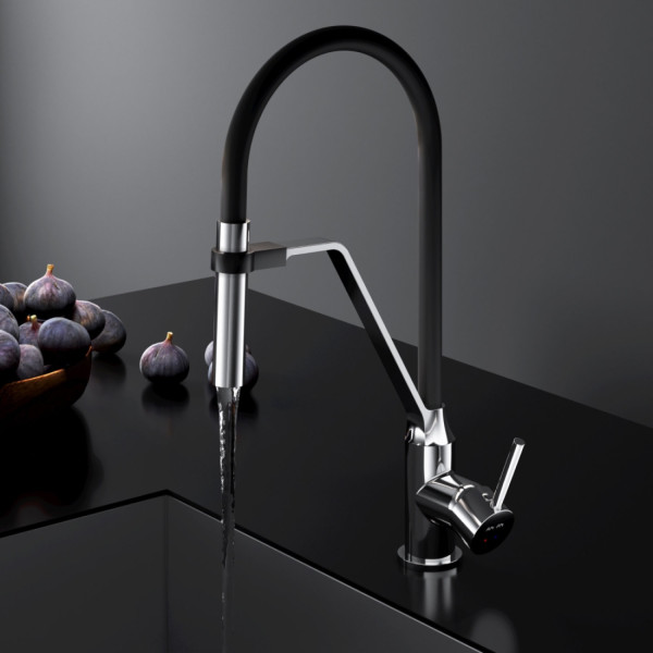 Смеситель для кухни с гибким изливом. Фото 2