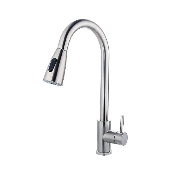 Смеситель для кухни с режимом "душ" G.Lauf ZAP4-H090, нержавеющая сталь. Фото 1