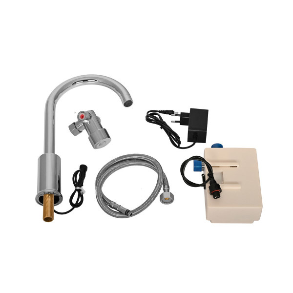 Смеситель для кухни сенсорный Raiber Sensor RSF88198, хром. Фото 5