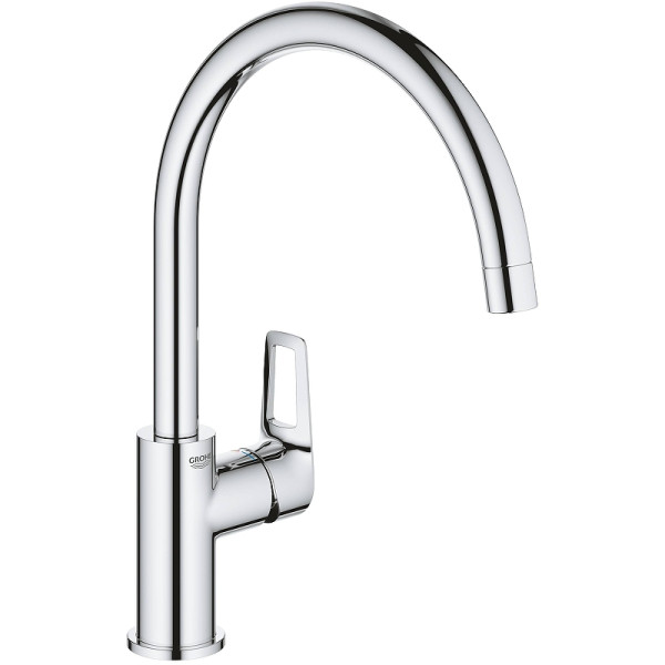Смеситель для кухонной мойки Grohe BauLoop Керамический картридж, цвет Хром (31232001). Фото 1