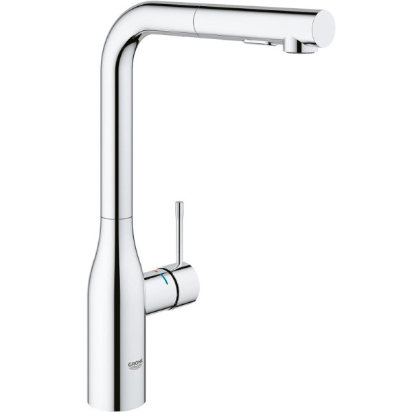 Смеситель для кухонной мойки Grohe Essence+ Керамический картридж, цвет Хром (30270000). Фото 1