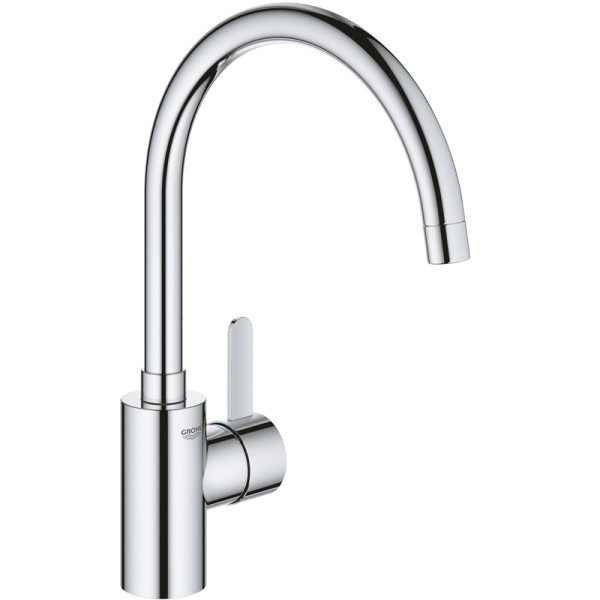 Смеситель для кухонной мойки Grohe Eurodisc Cosmopolitan Керамический картридж, цвет Хром (32843002). Фото 1
