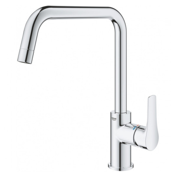 Смеситель для кухонной мойки Grohe Eurosmart New Керамический картридж, цвет Хром (30567000). Фото 1