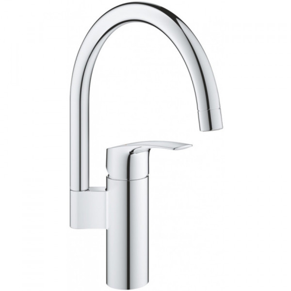 Смеситель для кухонной мойки Grohe Eurosmart New Керамический картридж, цвет Хром (33202003). Фото 1