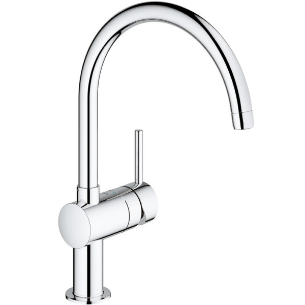 Смеситель для кухонной мойки Grohe Керамический картридж, цвет Хром (32917000). Фото 1
