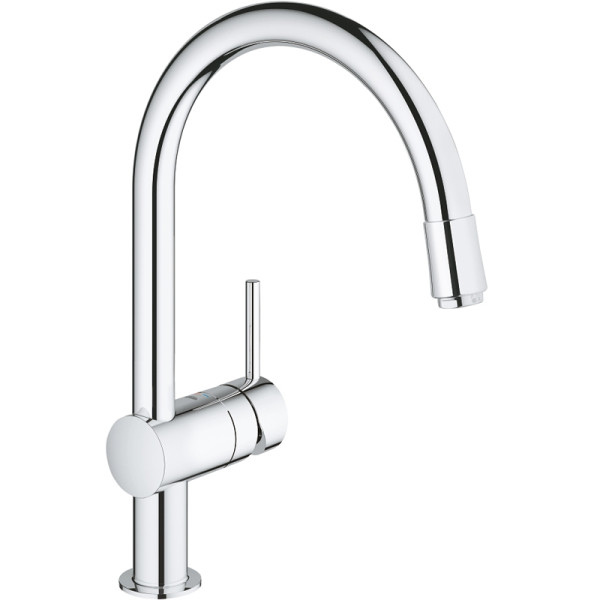 Смеситель для кухонной мойки Grohe Minta Керамический картридж, цвет Хром (32918000). Фото 1