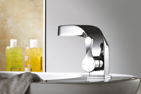 Смеситель для раковины Bravat Wave F174108C-2, хром. Фото 3