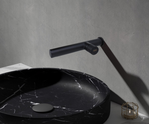 Смеситель для раковины Bronze de Luxe AVANTGARDE 2021H, черный. Фото 8