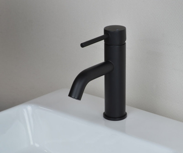 Смеситель для раковины Bronze de Luxe SCANDI 1451B, черный. Фото 7