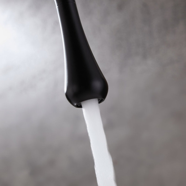 Смеситель для раковины Bronze de Luxe SCANDI 9015B, черный. Фото 4