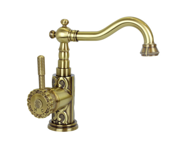 Смеситель для раковины Bronze de Luxe WINDSOR 21788, бронза. Фото 1