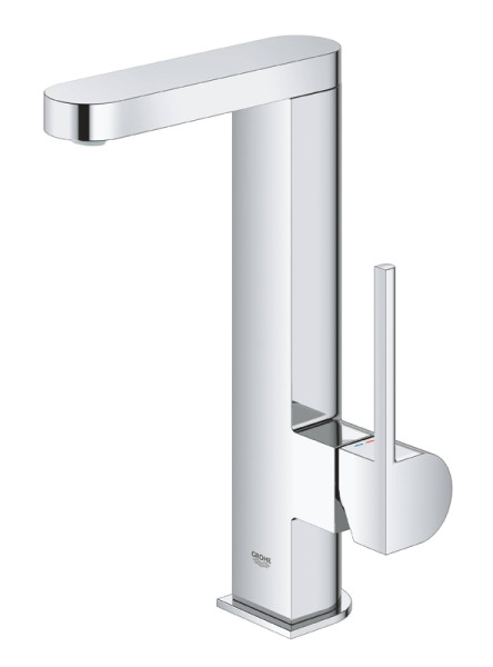 Смеситель для раковины-чаши Grohe Plus Керамический картридж со сливным гарнитуром Хром (23843003). Фото 1