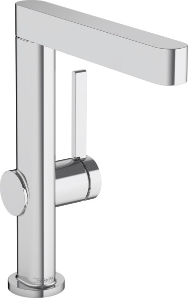 Смеситель для раковины-чаши Hansgrohe Finoris Керамический картридж со сливным гарнитуром Хром (76060000). Фото 1