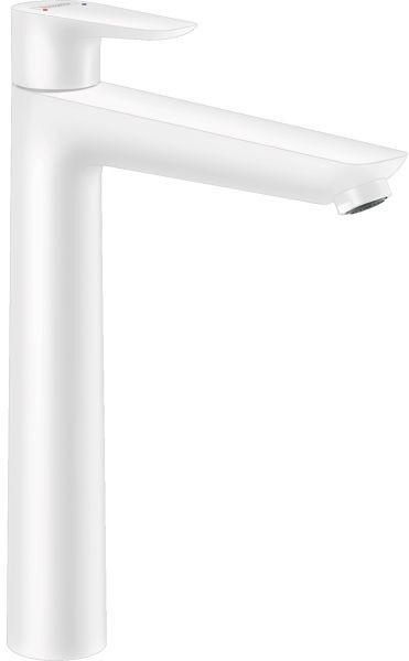 Смеситель для раковины-чаши Hansgrohe Talis E Керамический картридж со сливным гарнитуром Белый (71716700). Фото 1