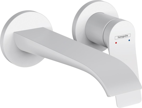 Смеситель для раковины-чаши Hansgrohe Vivenis Керамический картридж Белый матовый (75050700). Фото 1