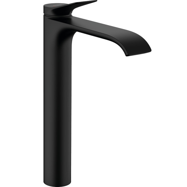 Смеситель для раковины-чаши Hansgrohe Vivenis Керамический картридж Черный (75042670). Фото 1
