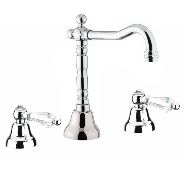 Смеситель для раковины Fiore GIOIELLI SKY (SWAROVSKI®) 09CR0637, хром. Фото 1