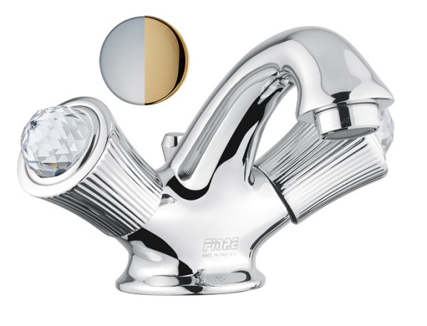 Смеситель для раковины Fiore VENERE SKY (SWAROVSKI®) 13CO0622, хром/золото. Фото 1