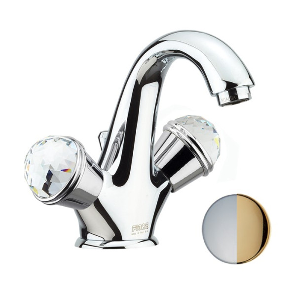 Смеситель для раковины Fiore XT SKY (SWAROVSKI®) 17CO0623, хром/золото. Фото 1