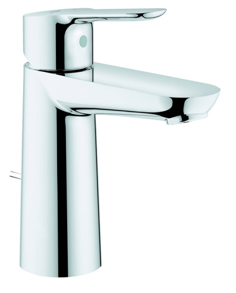 Смеситель для раковины Grohe Bau Edge Керамический картридж со сливным гарнитуром Хром (23758000). Фото 1