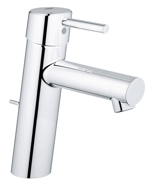 Смеситель для раковины Grohe Concetto Керамический картридж со сливным гарнитуром Хром (23450001). Фото 1