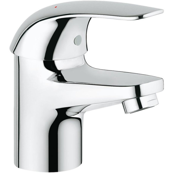 Смеситель для раковины Grohe Eueroeco Керамический картридж Хром (32734000). Фото 1