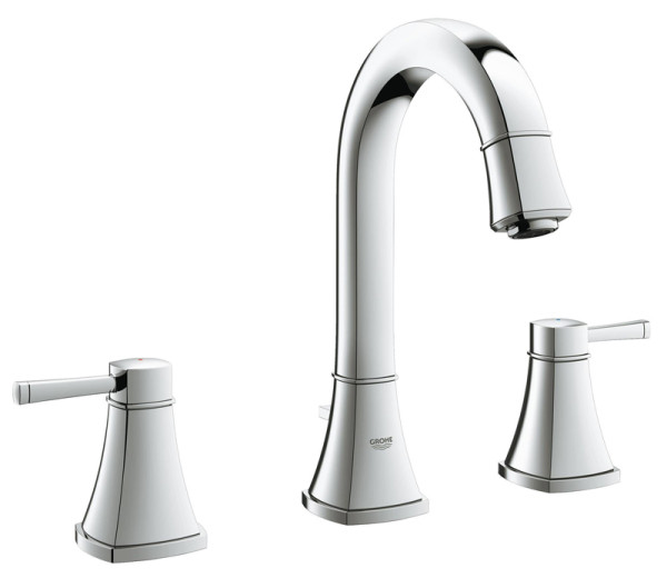 Смеситель для раковины Grohe Grandera Керамическая кран-букса Хром (20389000). Фото 1