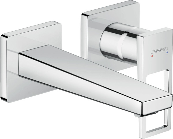 Смеситель для раковины Hansgrohe Керамический картридж со сливным гарнитуром Хром (74525000). Фото 1