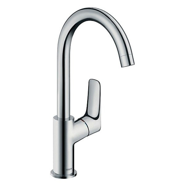 Смеситель для раковины Hansgrohe Logis Керамический картридж Хром (71131000). Фото 1
