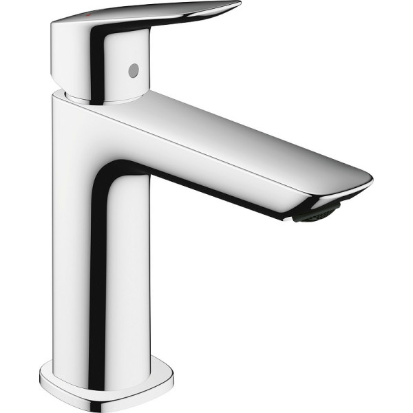 Смеситель для раковины Hansgrohe Logis Керамический картридж со сливным гарнитуром Хром (71251000). Фото 1