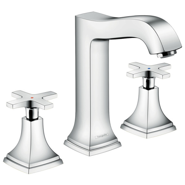 Смеситель для раковины Hansgrohe Metropol Classic Керамическая кран-букса Хром (31307000). Фото 1