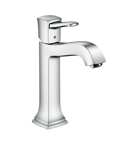 Смеситель для раковины Hansgrohe Metropol Classic Керамический картридж со сливным гарнитуром (31302000). Фото 1