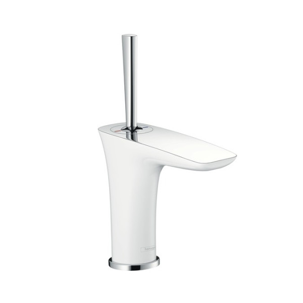 Смеситель для раковины Hansgrohe PuraVida Керамический картридж Белый (15075400). Фото 1