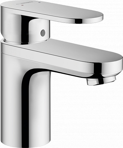 Смеситель для раковины Hansgrohe Vernis Blend Керамический картридж со сливным гарнитуром Хром (71571000). Фото 1