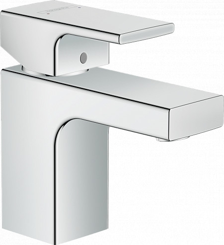 Смеситель для раковины Hansgrohe Vernis Shape Керамический картридж Хром (71567000). Фото 1