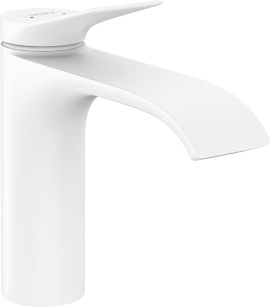 Смеситель для раковины Hansgrohe Vivenis Керамический картридж Белый матовый (75020700). Фото 1